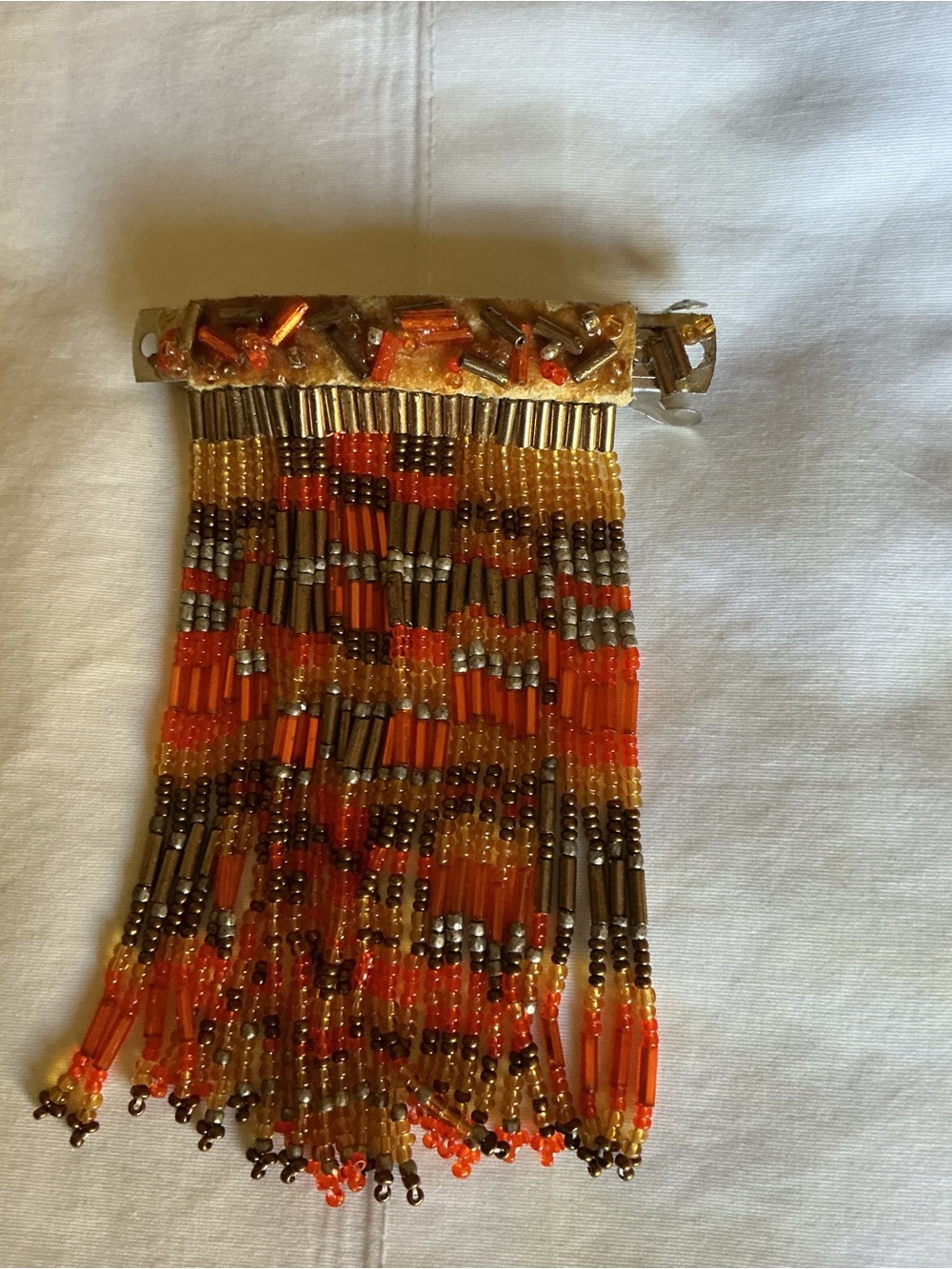 Handmade Beaded Barrette